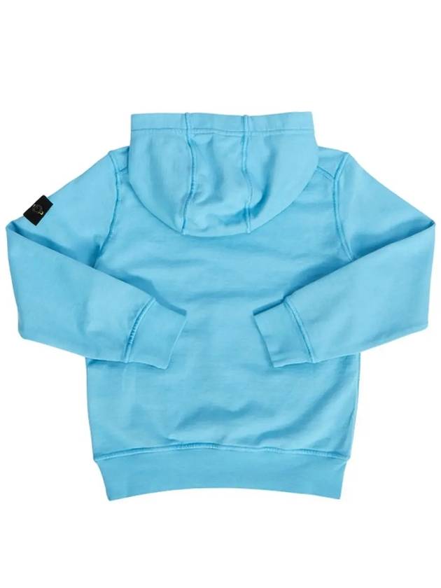 Kids Wappen Patch Hoodie Aqua - STONE ISLAND - BALAAN 3