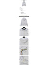 Men's Micro Logo Cotton Zip-Up Hoodie White - MSGM - BALAAN 3