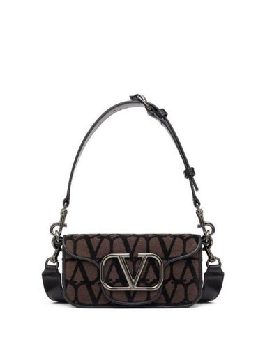 Toile Iconographe Shoulder Bag Dark Brown - VALENTINO - BALAAN 1