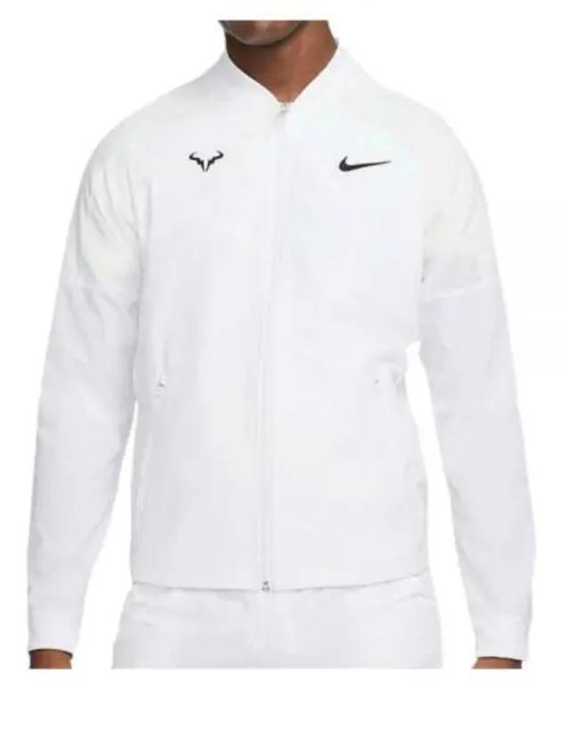 Dri Fit Rapha Zip-Up Jacket White - NIKE - BALAAN 2