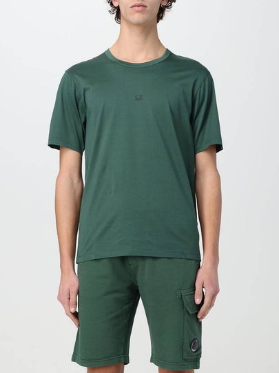 70/2 Mercerized Jersey Logo Short Sleeve T-Shirt Green - CP COMPANY - BALAAN 2