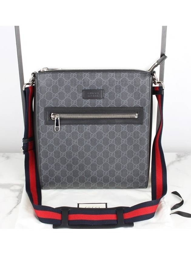 GG Supreme Messenger Bag Black M - GUCCI - BALAAN 2