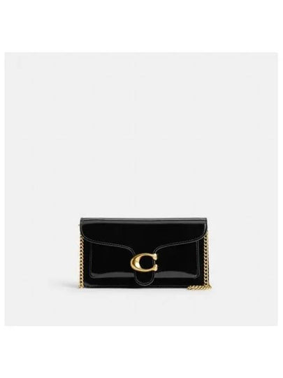 Tabby Chain Clutch Bag Black - COACH - BALAAN 2