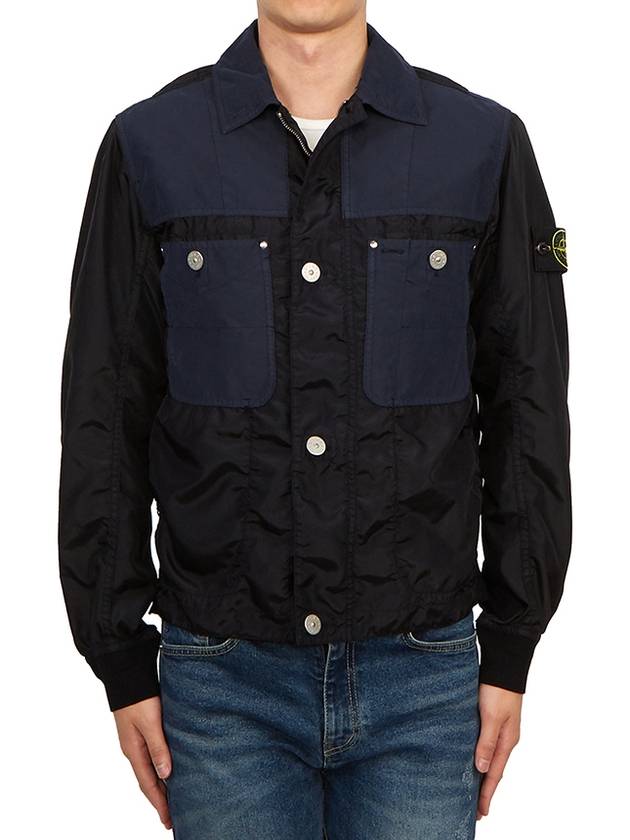 Polyester Tela David Light Jacket Navy - STONE ISLAND - BALAAN 3