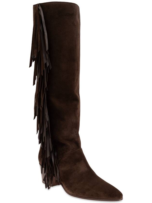 Casadei Suede Boots, Women's, Brown - CASADEI - BALAAN 4