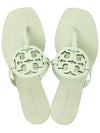 Miller Square Toe Sandals Green - TORY BURCH - BALAAN.