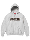 Varsity Hoodie Heather Grey - SUPREME - BALAAN 1