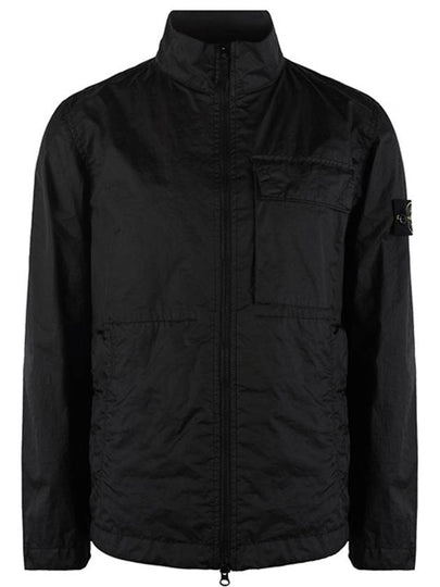 Men's Waffen Patch Membrana 3L TC Nylon Jacket Black - STONE ISLAND - BALAAN 2