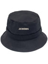 Le Bob Gadjo Bucket Hat Black - JACQUEMUS - BALAAN 2