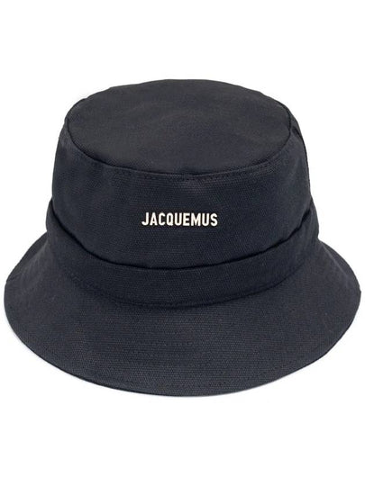 Le Bob Gadjo Bucket Hat Black - JACQUEMUS - BALAAN 2