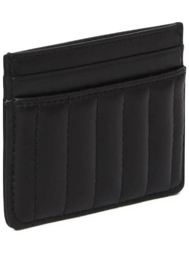 Lola Quilted Card Wallet Black - BURBERRY - BALAAN 5