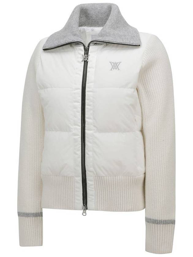 Official WOMEN HYBRID KNIT JACKET IV - ANEWGOLF - BALAAN 3