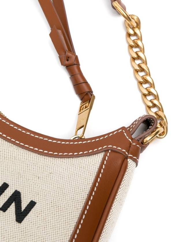 B-Army Logo Print Shoulder Bag Beige - BALMAIN - BALAAN 6