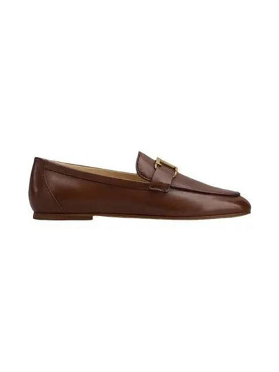 Tods T Timeless Leather Loafers Brown - TOD'S - BALAAN 2