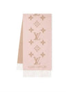 Reykjavik Monogram Cashmere Scarf Beige Rose - LOUIS VUITTON - BALAAN 5