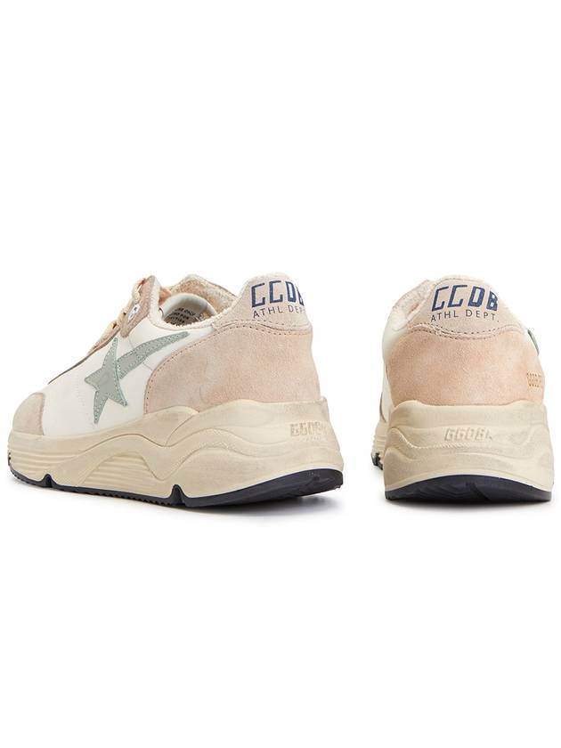 Running Sole Leather Star Low Top Sneakers Pink White - GOLDEN GOOSE - BALAAN 8