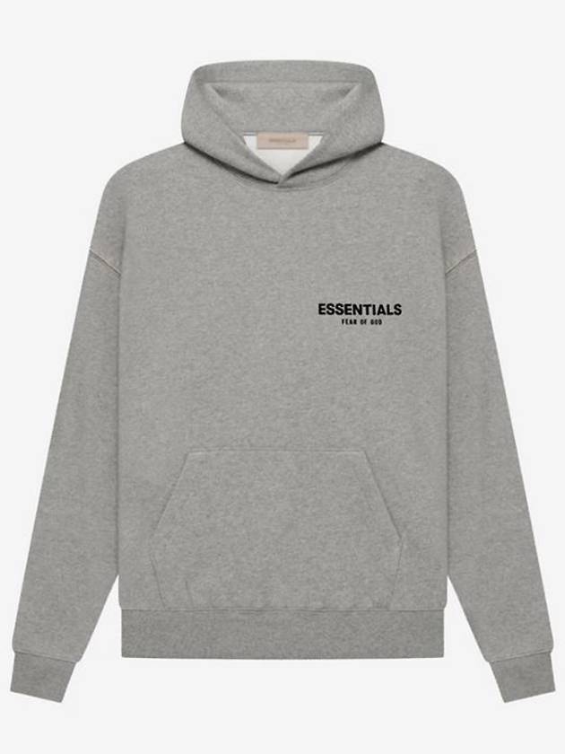 Men's Core Collection Back Logo Hoodie Grey - FEAR OF GOD ESSENTIALS - BALAAN 4