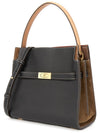 Lee Radziwill Small Double Tote Bag Black - TORY BURCH - BALAAN 3