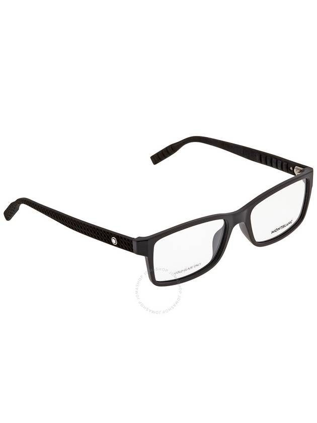 Montblanc Demo Rectangular Men's Eyeglasses MB0066O 001 56 - MONTBLANC - BALAAN 2