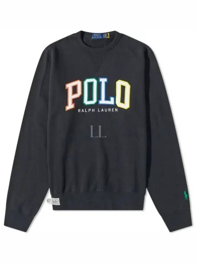 Color Logo Sweatshirt Black - POLO RALPH LAUREN - BALAAN 2