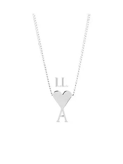 De Coeur Pendant Necklace Silver - AMI - BALAAN 2