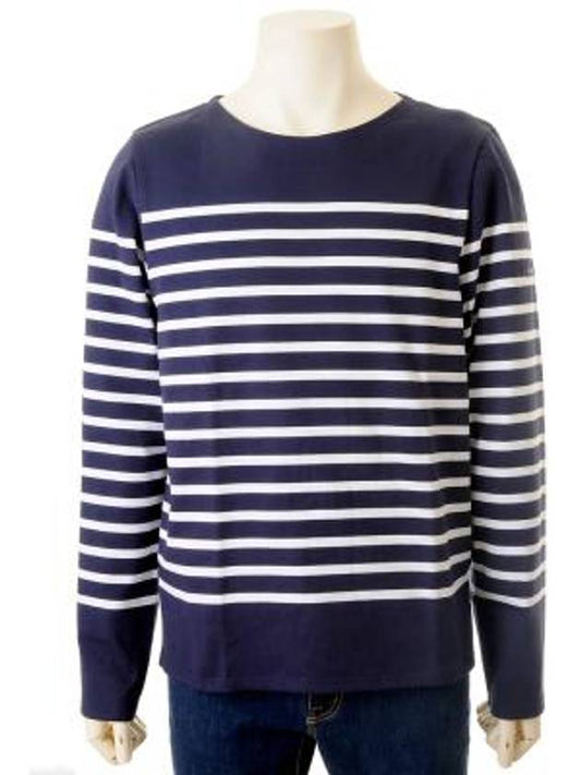 Naval Authentic Striped Long Sleeve T-Shirt Marine Neju - SAINT JAMES - BALAAN 2