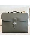 Sac A D peche 37 Berthe de Gris silver engraved U - HERMES - BALAAN 1