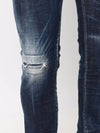 Men's Dark Crinkle Daisy Wash Cool Guy Jeans - DSQUARED2 - BALAAN.