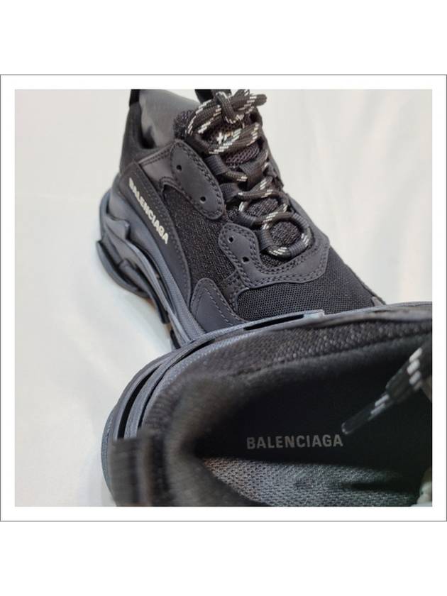 Men's Triple S Sneakers All Black - BALENCIAGA - BALAAN.
