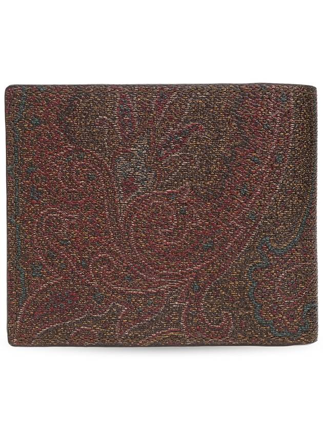 Paisley Print Bifold Wallet Brown - ETRO - BALAAN 4