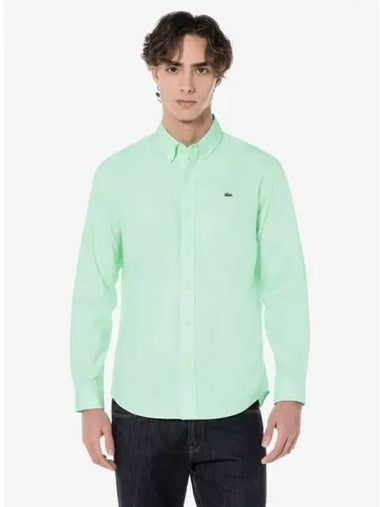 Men s Basic Oxford Shirt CH754E 54G LGF Domestic Product GQ2N24020248500 - LACOSTE - BALAAN 1