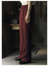 Poly Smooth Bootcut Track Pants Wine - NEEDLES - BALAAN 4