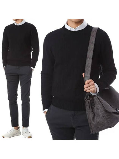 Cashmere ribbed knit ILLMML137 IL53029 999 - RVR LARDINI - BALAAN 1