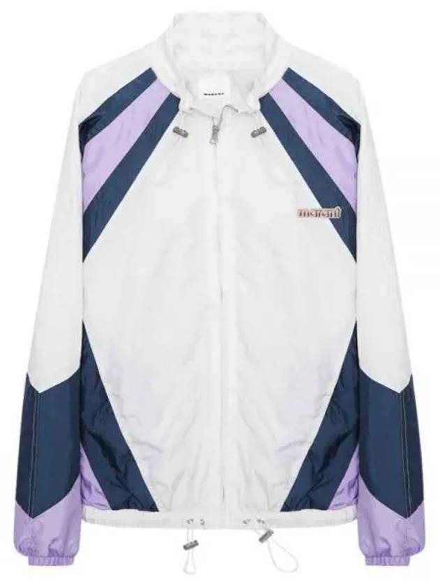 Devan Track Jacket White - ISABEL MARANT - BALAAN 2