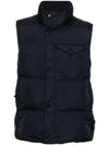 Crinkle Reps R-NY Down Vest Navy - STONE ISLAND - BALAAN 2