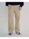 WIDE CHINO PANTS BLACK BEIGE - INTERSECTION - BALAAN 2