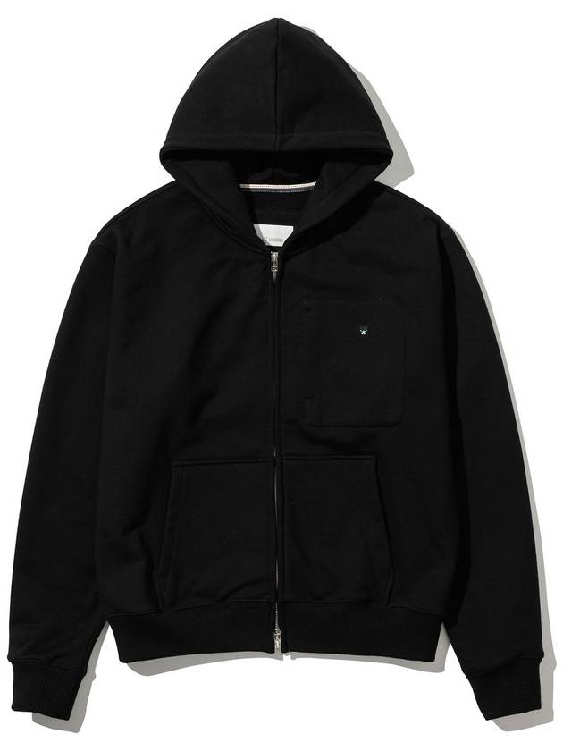 Heavy hooded zip-up black - UJBECOMING - BALAAN 2