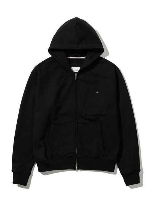 Heavy hooded zip-up black - UJBECOMING - BALAAN 2