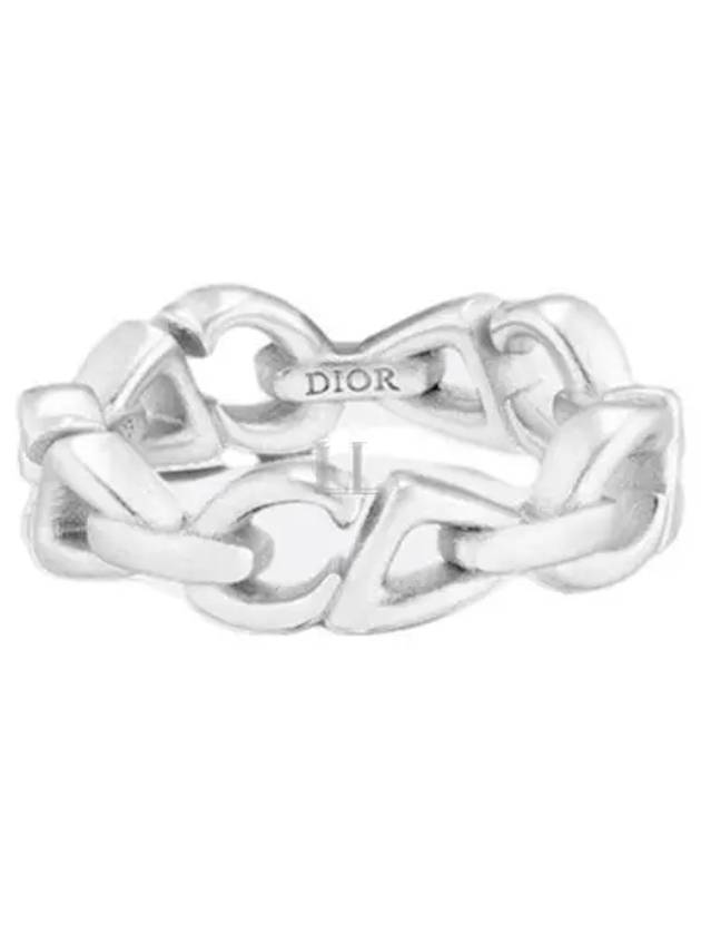 CD30 Chain Link Ring Silver - DIOR - BALAAN 2