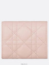 Dior Jolie Hibiscus Wallet Powder Pink Cannage - DIOR - BALAAN 5