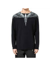 Wing Long Sleeve T-Shirt Black - MARCELO BURLON - BALAAN 2