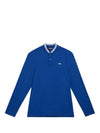 Men's Tyson Regular Fit Long Sleeve Polo Shirt  Sodalite Blue - J.LINDEBERG - BALAAN 2