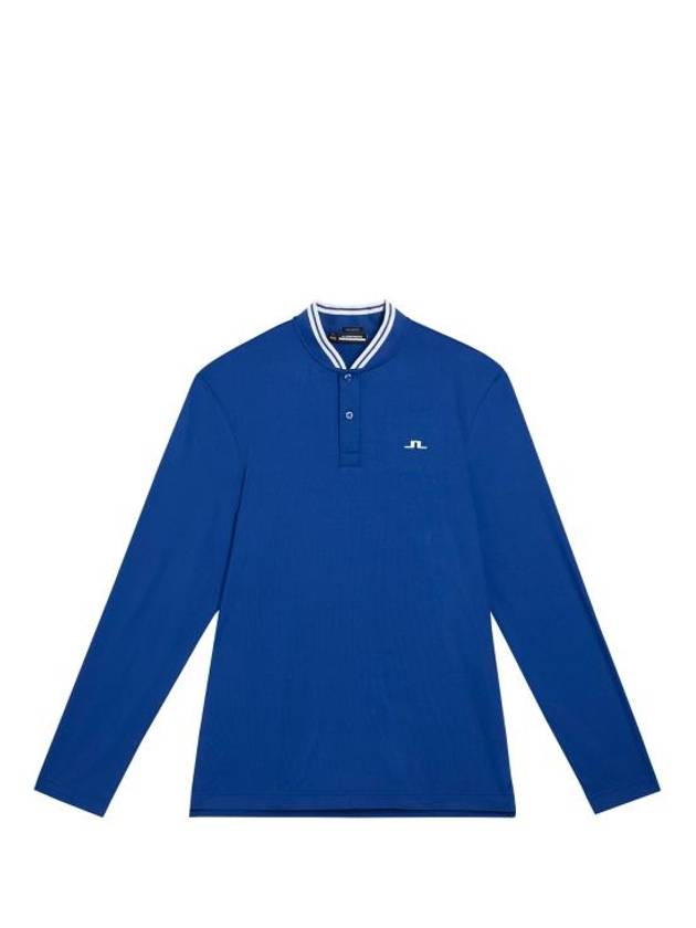 Men's Tyson Regular Fit Long Sleeve Polo Shirt  Sodalite Blue - J.LINDEBERG - BALAAN 2