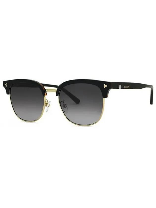 Eyewear Polarized Gold-Rimmed Sunglasses Black - BALLY - BALAAN 1