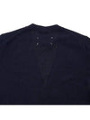 Cashmere Back Stitch Cardigan Navy - MAISON MARGIELA - BALAAN 8