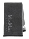 Colibri Logo Intarsia Wool Muffler Grey - MAX MARA - BALAAN 2