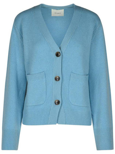 Lisa Yang 'Danni' Light Blue Cashmere Cardigan - LISA YANG - BALAAN 1