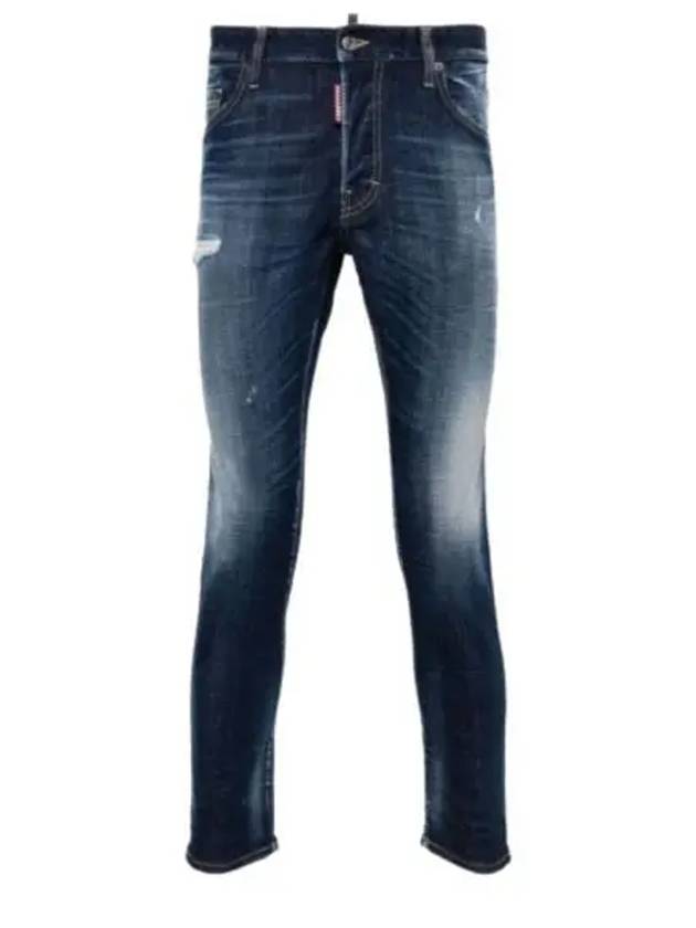 Skater Skinny Cut Jeans Blue - DSQUARED2 - BALAAN 2