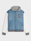 Teddy Loose Bomber Jacket Blue - CELINE - BALAAN 2