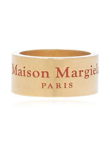 Engraved Logo Ring Gold - MAISON MARGIELA - BALAAN 1